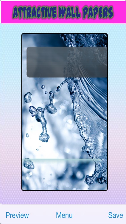 Lock Screen Water And Bubbles Special Wallpaper Collection screenshot-4