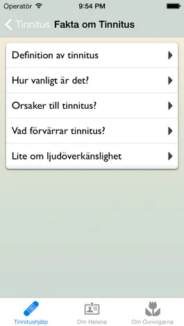 Game screenshot Tinnitushjälp av Helena Löwen-Åberg apk