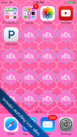 Magical Monograms FREE - Customized Designer Wallpaper, Back(圖2)-速報App