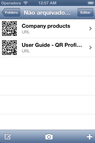 !QR Profi - professional and fast QR Code and Barcode Reader / Scanner. screenshot 2