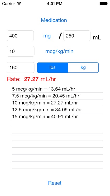 IVRate Calc