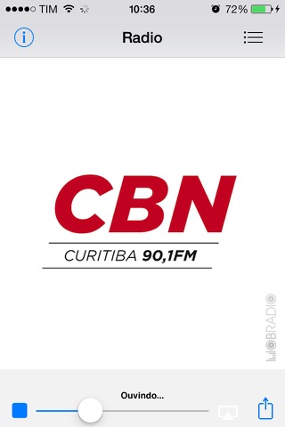Rádio CBN - 90,1 FM - Curitiba - Brazil screenshot 2