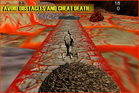 Volcano Rush - Rolling Stone of Scorching Hell Boulders Escape FREE screenshot 3