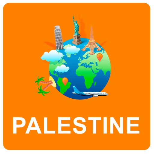 Palestine Off Vector Map - Vector World