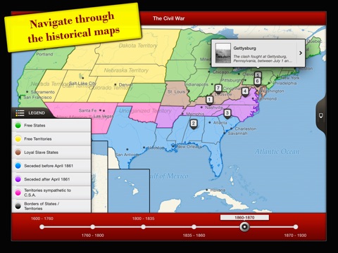 TIMEMAPS U.S. History - Historical Atlas screenshot 2