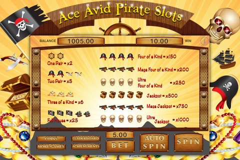 Pirate Slots Casino House Live HD - Free Online Slot Machine with the Best Jackpots screenshot 4