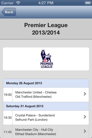 Live Scores for Manchester United screenshot 4