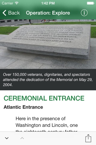 World War II Memorial App screenshot 4