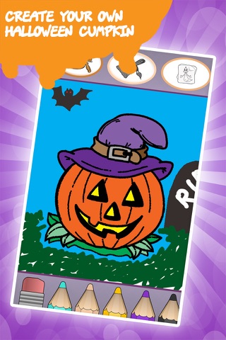 Coloring book : Draw Halloween screenshot 2