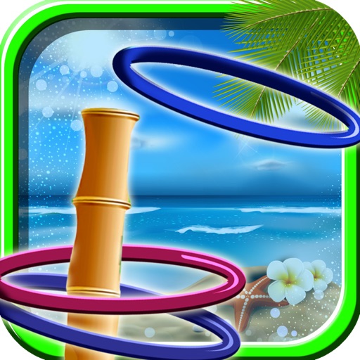 A Beach Fun Flick Ring Toss - Tropical Family Fun Play - Free Version