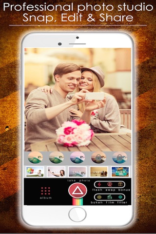 VCam -Vintage Selfie Camera with awesome fx live photo effects & filters studio screenshot 2