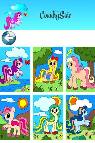 PONY Coloring Pages with Christmas Raz for my Little Girls and Kids HD screenshot 3