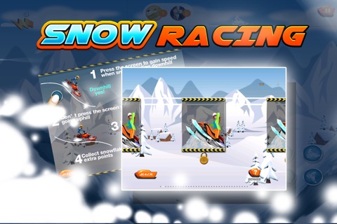 Snow Racing Lite screenshot 3