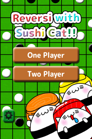 Reversi with Sushi Cat!! screenshot 2