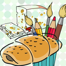 Activities of Amazing Foods And Sweets Colorful Drawings