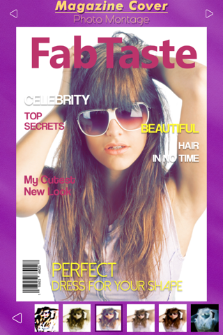 Magazine Cover Photo Montage Studio - Be on the Front Page with Fake Mag Frames screenshot 3