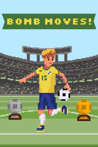 Super Soccer - World Champion 8 Bit Soccer Ball Juggling Free Sports Game screenshot 2