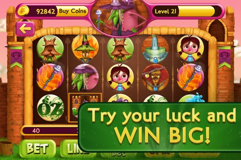 Slots Wizard of Oz screenshot 3