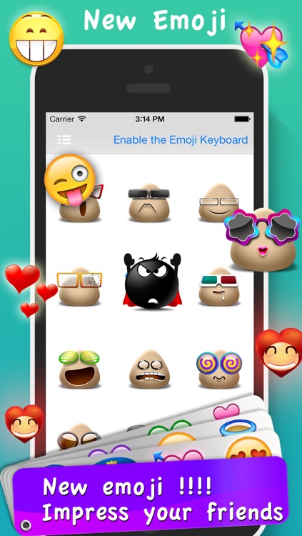 Emoji Emoticons for iOS 7 screenshot-3