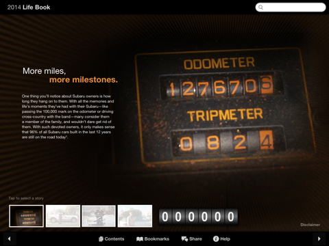 Subaru 2014 Life Book Dynamic Brochure screenshot 4