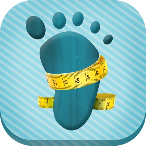 Kid Shoe Size Foot Scale icon