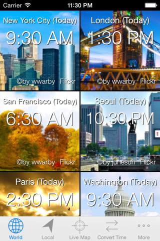 Hello World Clock - Have the time of the world in your hand screenshot 2