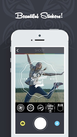 TribalCam Lite - minimalistic elegant silhouettes superimpos(圖2)-速報App