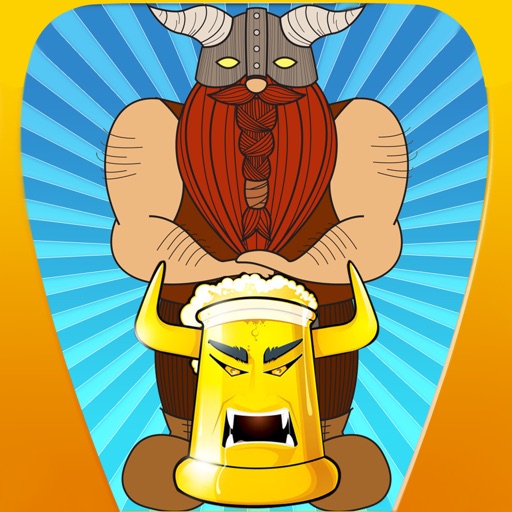 Angry viking fly high for their beers - Free Edition Icon