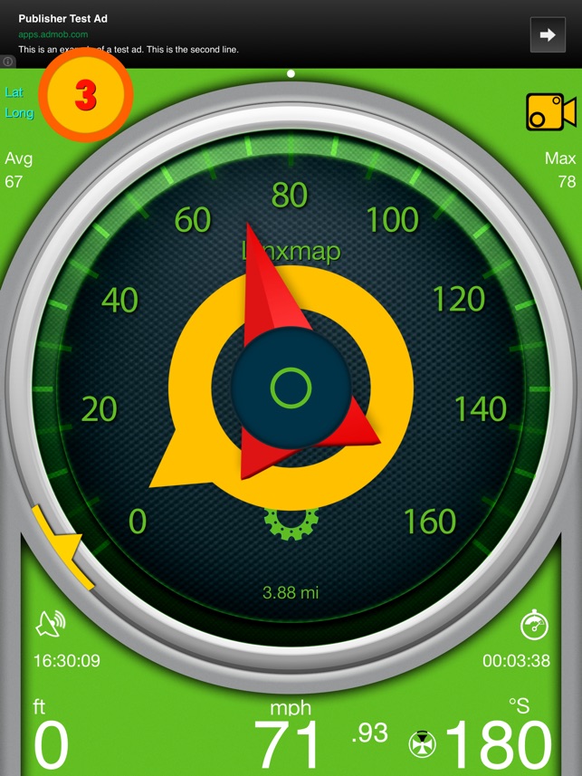 Gps Speedometer HD(圖2)-速報App