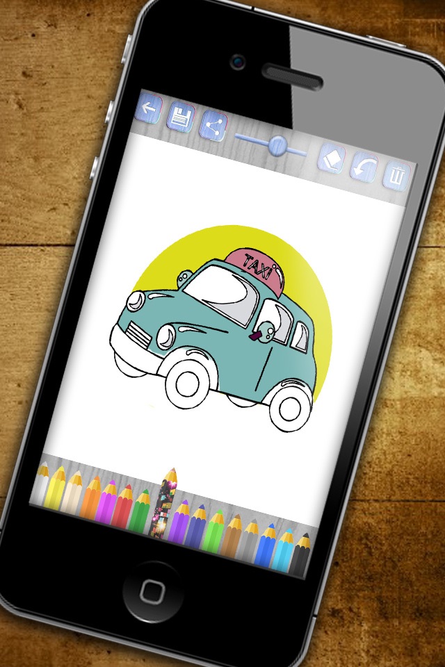 Pintar coches mágico - libro para colorear autos y carros screenshot 2