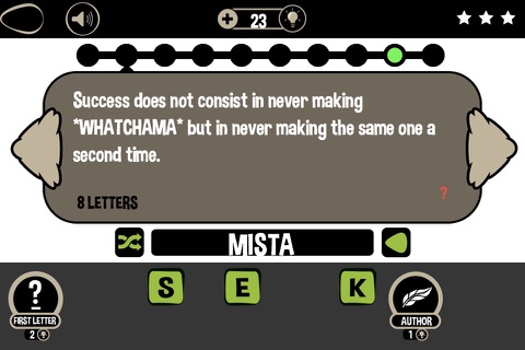 Whatchama: THE game of quotes screenshot 4