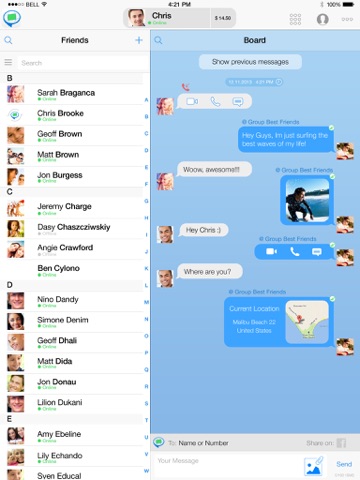 FriendCaller HD Video Chat screenshot 2