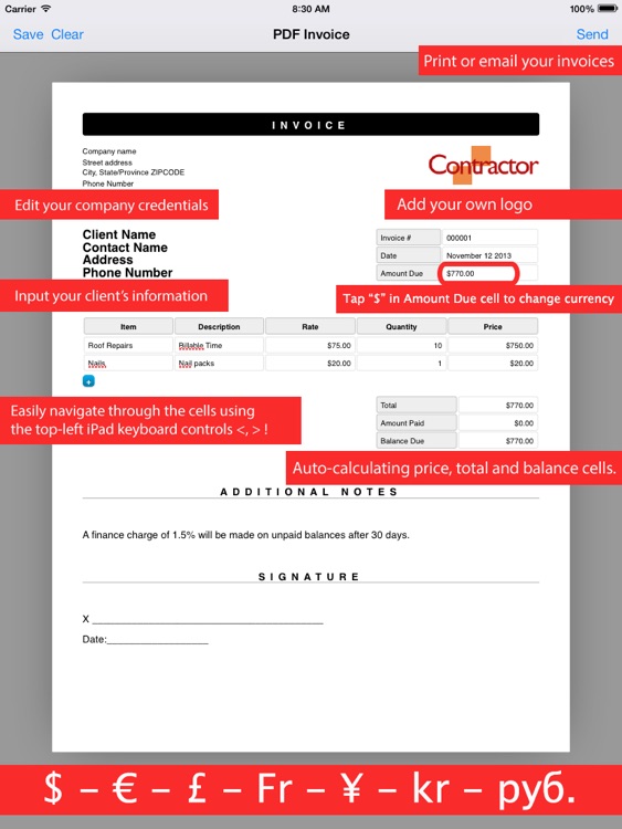 Simple Invoice Maker | PDF invoicing, Purchase, Estimate and Quote on the go
