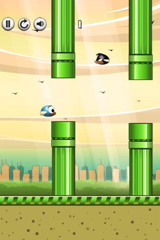 Flappy Quacky : A Flying Bird Game - Tilt and Shift to Live screenshot 3