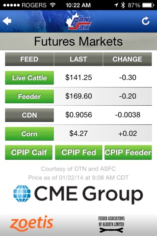 CFXPro - Canadian Cattle Market Calculator screenshot 3