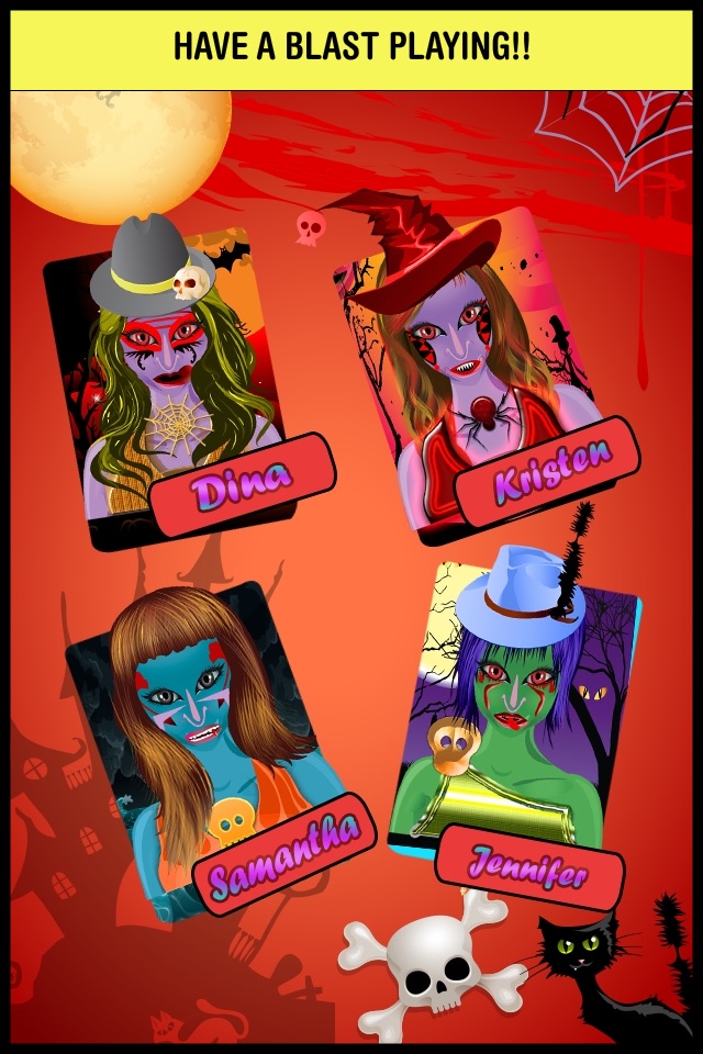 Monster Dress Up High School Salon Party: make-up hair makeover games for girl teens kids screenshot 3