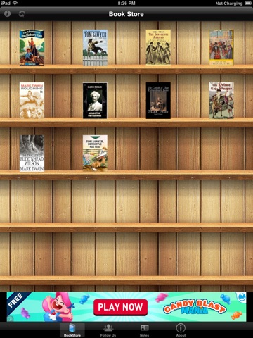 Mark Twain Book Collection for iPad screenshot 2