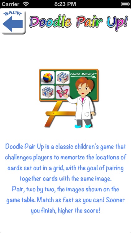 Doodle Pair Up! Photo Match Up Game Free Version (Picture Match) screenshot-3