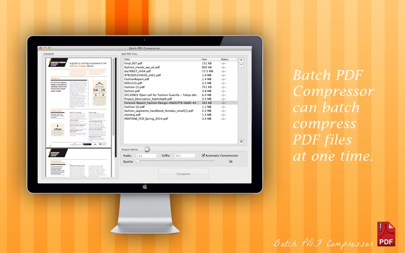 【图】PDF压缩器-Batch PDF Compressor(截图1) 【图】PDF压缩器-Batch PDF Compressor(截图1)