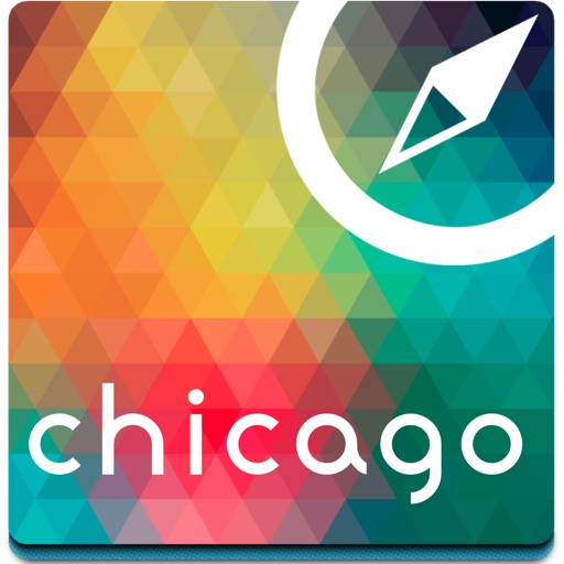 Chicago offline map, guide & hotels icon