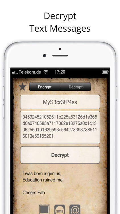 Secure Text Message