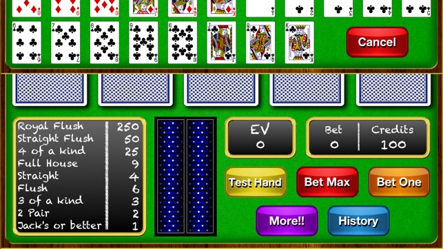 Video Poker HD: Jack's or Better(圖4)-速報App