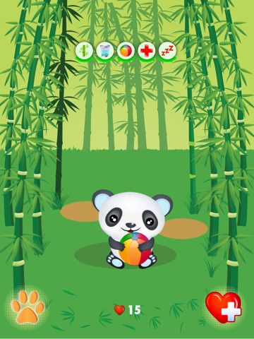 PET PANDA - my fun, cute, caring, lovely, adorable cartoon toy teddy bear virtual animal friend to care for :) screenshot 3