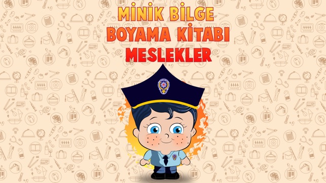 Meslekler Boyama Kitabı - Minik Bilge Meslekleri Öğreniyor(圖1)-速報App