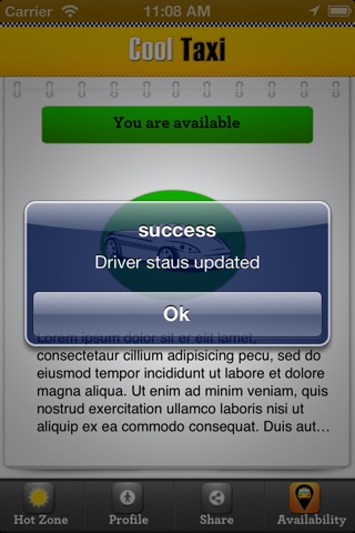 Cool Taxi - Driver mode screenshot 4