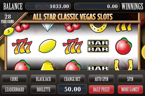 AAA All Star Classic Vegas Slots Pro - Gold Machine Progressive Edition screenshot 2