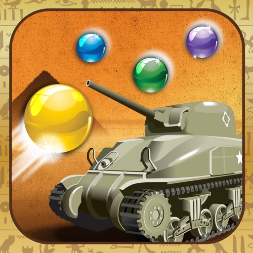Marble Blast Tank of Pharaoh : Montezuma Loop Hitz Game Free iOS App