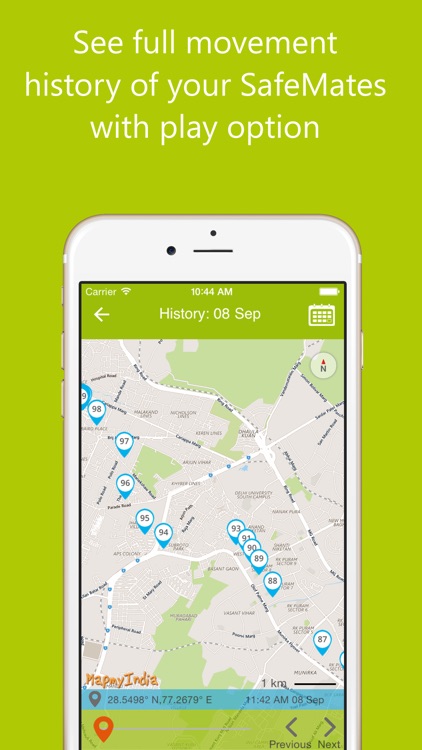 SafeMate: Real time location of your loved ones