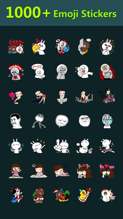 Funny Emoji Stickers FREE - Animated Emoticon & Keyboard Icons for WhatsApp, Telegram & WeChat screenshot-3