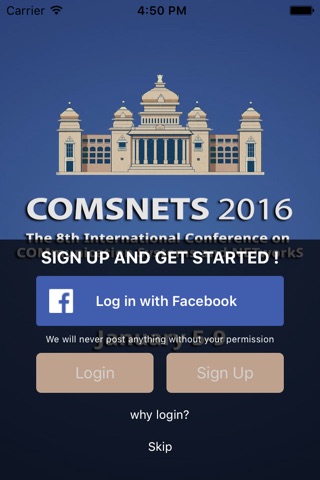 COMSNETS 2016 screenshot 2